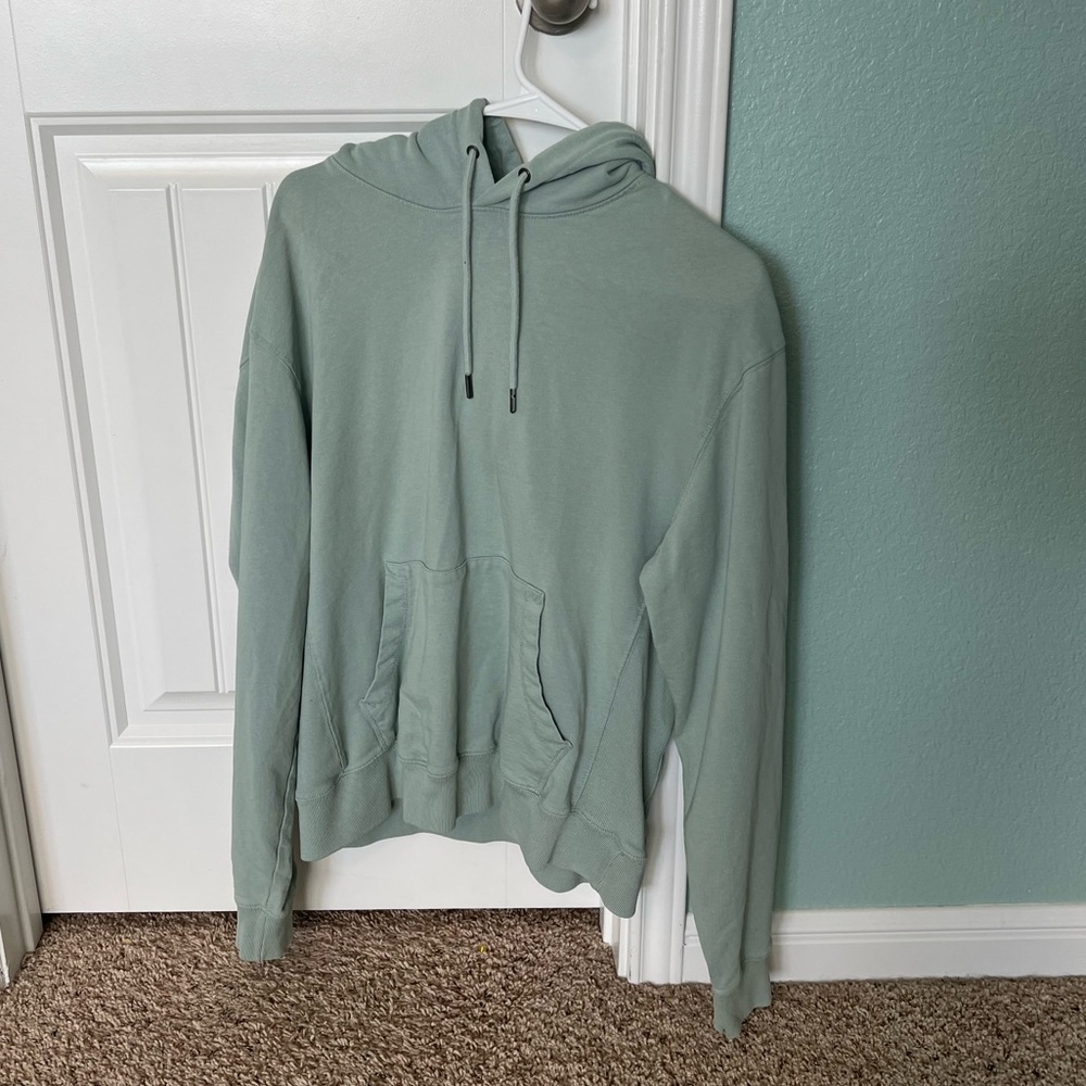 Mens Medium George Mint Green Hoodie